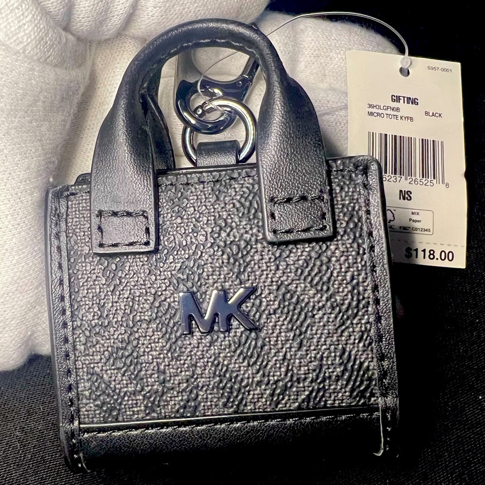 Michael Kors Micro Tote Key Fob NWT